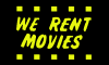 We Rent Movies - 3x5' Vinyl Banner