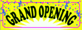 Grand Opening - 3x8' Vinyl Banner