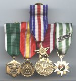assorted mini medals