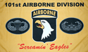 [Army 101st Airborne Lt Poly Flag]