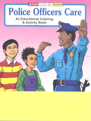 Police Officers Care (CB170) Educational Coloring Books - CRW Flags