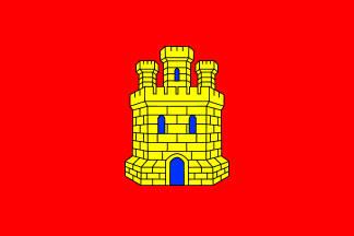 [Flag of Castile with a red field (Castile, Spain)]