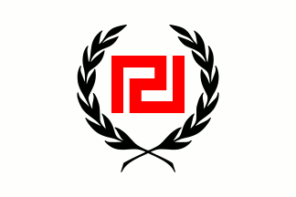 [Golden Dawn flag]