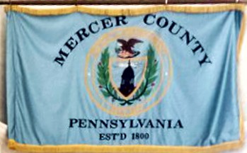 [Mercer County, Pennsylvania Flag]