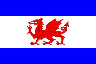 [Patagonian Welsh modern variant flag]