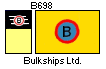 [Bulkships Ltd. houseflag and funnel]