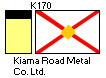 [Kiama Road-Metal Co. Ltd. houseflag and funnel]