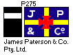 [James Paterson & Co. Pty. Ltd. houseflag and funnel]