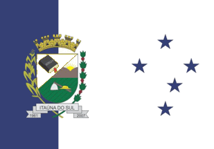 [Flag of Itaúna do Sul, PR (Brazil)]