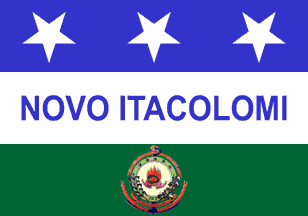[Flag of Novo Itacolomi, PR (Brazil)]