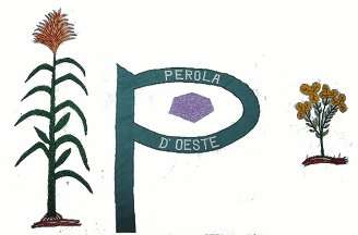 [Flag of Pérola d'Oeste, PR (Brazil)]