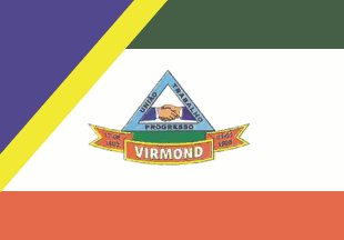 [Flag of Virmond (Paraná), PR (Brazil)]
