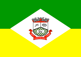 [Flag of Luiz Alves,
SC (Brazil)]