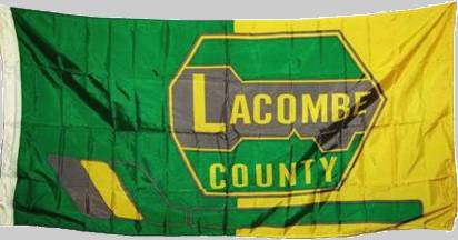 [flag of Lacombe County]