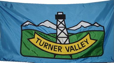 [flag of Turner Valley]