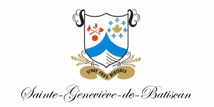 [flag of Sainte-Geneviève-de-Batiscan]