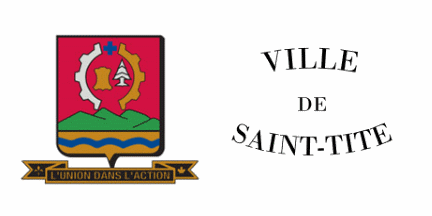 [flag of Saint-Tite]