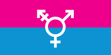 [Transgender flag]