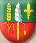 [Přáslavice coat of arms]