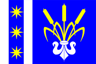[Třeština municipality flag]