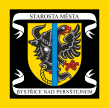 [Bystřice nad Pernštejnem standard of the mayor]