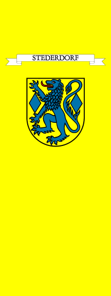 [Stederdorf borough vertical flag]