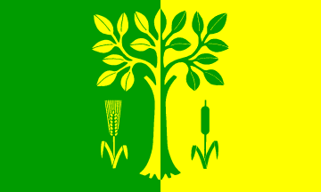 [Dätgen municipal flag]
