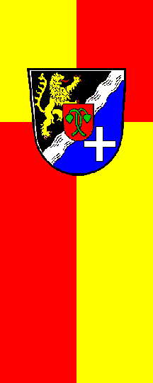 [Ludwigshafen County hanging flag (Rhineland-Palatinate, Germany)]