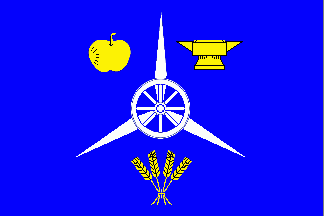 [Kiesby municipal flag]