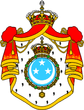 [Royal standard - detail of arms]