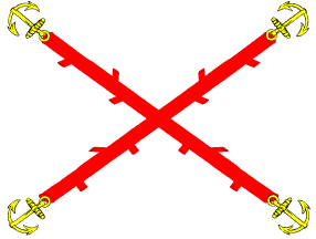 [Flag of the Ferrol Squadron 1732-1760 (Spain)]