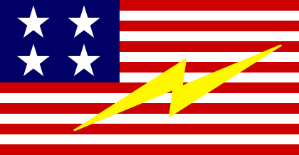 [4 stars, a gold lightning bolt (or stylized 'N') over the stripes]