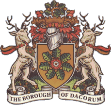 [Borough of Dacorum Coat of Arms]