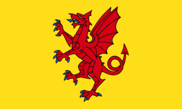[Flag of Somerset County, England]