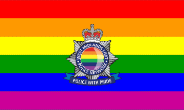 [West Midlands LGBT Police Network Flag]
