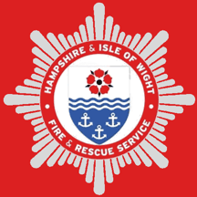 [badge of Hampshire & Isle of Wight Fire and Rescue Service]