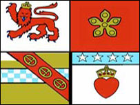 [Banner of arms of Angus council]