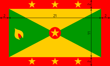 Grenada national flag