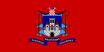 [Former flag of Krapina-Zagorje County]