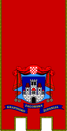 [Former flag of Krapina-Zagorje County]
