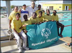 [The Special Olympics flag variant]
