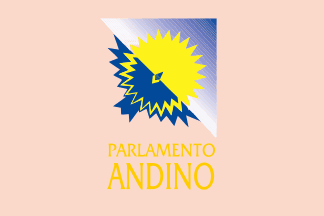 [Ceremonial Variant of Parlamento Andino Flag]