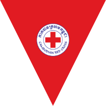 [Flag of the Cambodian Red Cross]