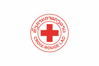 [Flag of the Lao Red Cross]