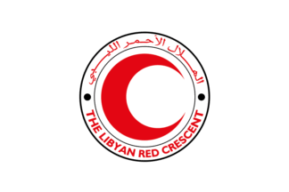 [Flag of Libyan Red Crescent]