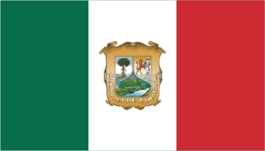 Coahuila de Zaragoza unofficial tricolor flag