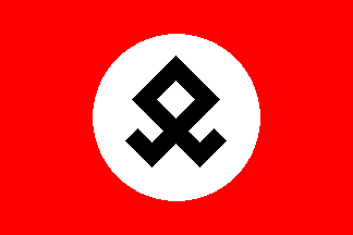 Odal rune Neo-Nazi flag #1