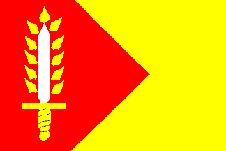 [Sijbrandahuis village flag]
