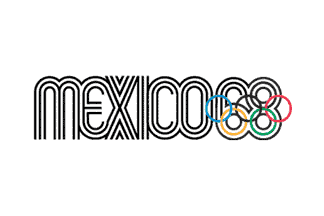 [Flag for Mexico City 1968.]