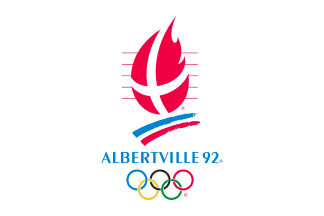 [Flag for Albertville Olympics 1992]